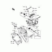 Схема вузла: Стоп сигнал Kawasaki KLE250 Versys-X 250 ABS