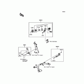 Схема вузла: Аксесуари (Helmet Lock etc.) для Kawasaki EN650 Vulcan S Café ABS