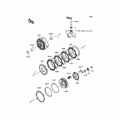 Схема вузла: Зчеплення для Kawasaki KLX125 KLX125