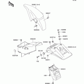 Схема вузла: Крило для Kawasaki KLE500