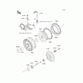 Схема вузла: Clutch(kl650aea72320-) для Kawasaki KL650 KLR650