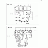 Схема вузла: Болти картера двигуна для Kawasaki ZX600 ZZ-R600