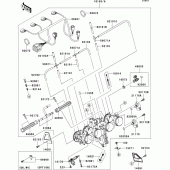 Схема вузла: Throttle(a1h) для Kawasaki ZR1000 Z1000