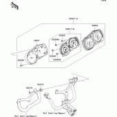 Схема узла: Meter(s) для Kawasaki EX650 Ninja 650