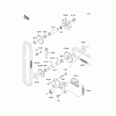 Схема вузла: Водяний насос Kawasaki VN1600 Vulcan 1600 Nomad