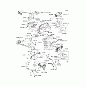 Схема вузла: Cowling(1/2)(upper) для Kawasaki ZG1400 Concours 14 ABS