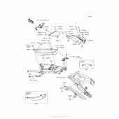 Схема вузла: Side Covers/chain Cover для Kawasaki ZX1400 Ninja ZX-14R ABS