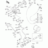 Схема узла: Масляный насос для Kawasaki VN1500 VN1500 Classic