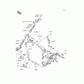 Схема узла: Рама для Kawasaki VN1700 VN1700 Voyager ABS