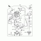 Схема вузла: Карбюратор для Kawasaki KLX300R