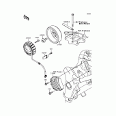 Схема вузла: Генератор для Kawasaki ZR250 Balius-II
