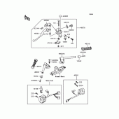 Схема вузла: Кермо для Kawasaki ZX400 ZZR400