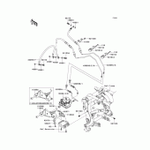 Схема вузла: Brake piping для Kawasaki KLE650 Versys 650