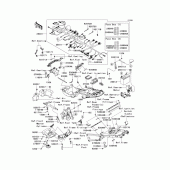 Схема вузла: Chassis electrical equipment(1/2) для Kawasaki ZX1400 Ninja ZX-14