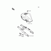 Схема вузла: Інформаційні наклейки для Kawasaki BX250 NINJA 250SL ABS