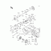 Схема вузла: Масляний насос для Kawasaki ZR750 Z750R ABS