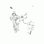 Схема вузла: Система запалювання для Kawasaki KLX125 D-Tracker