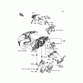 Схема вузла: Headlight(s) до Kawasaki ZR1000 Z1000 ABS