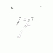 Схема вузла: Stand(s) для Kawasaki KLX300R