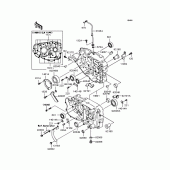 Схема вузла: Картер двигуна для Kawasaki BJ250 250TR