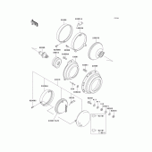 Схема вузла: Headlight(s) для Kawasaki KZ1000 Police