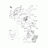 Схема вузла: Headlight(s) для Kawasaki KLX125 KLX125
