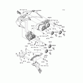 Схема узла: Фара для Kawasaki ZX1400 Ninja ZX-14