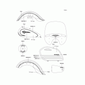 Схема вузла: Decals(red/silver)(vn1500-l2) для Kawasaki VN1500 Vulcan 1500 Nomad Fi