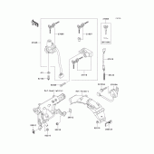 Схема вузла: Замок запалювання для Kawasaki KL250 KL250 Super Sherpa