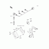 Схема вузла: Система запалювання для Kawasaki ZX600 Ninja ZX-6