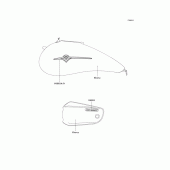 Схема вузла: Decals(ebony)(b2) для Kawasaki VN1600 Vulcan 1600 Mean Streak