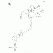Схема узла: Ignition System для Kawasaki KX100