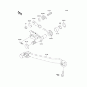 Схема вузла: Перемикач передач для Kawasaki KLX250 KLX250S