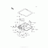 Схема вузла: Oil Pan для Kawasaki ZX1400 Ninja ZX-14R ABS