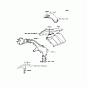 Схема вузла: Decals(Black) для Kawasaki ZX1000 Z1000SX ABS