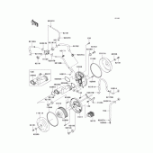 Схема вузла: Air cleaner(1/2) для Kawasaki VN1600 Vulcan 1600 Classic