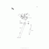 Схема вузла: Stand(S) для Kawasaki KLX140 KLX140L