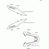 Схема вузла: Decals(ebony)(dbf) для Kawasaki ZR1000 Z1000
