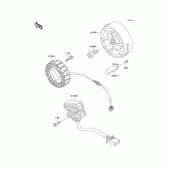 Схема узла: Генератор для Kawasaki EX500 Ninja 500R