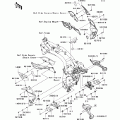 Схема вузла: Кріплення для Kawasaki ZR1000 Z1000