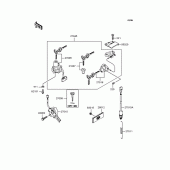 Схема вузла: Замок запалювання для Kawasaki ZX636 Ninja ZX-6R