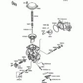 Схема вузла: Карбюратор parts(1/2) для Kawasaki VN1500 VN-15