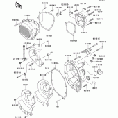 Схема узла: Engine cover(s) для Kawasaki ZX600 Ninja ZX-6R