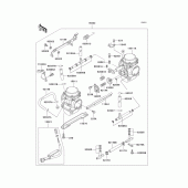 Схема вузла: Carburetor(1/2) для Kawasaki KLE500