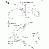 Схема вузла: Ignition system для Kawasaki EJ650 W650