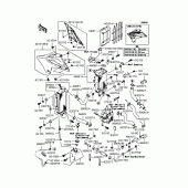 Схема вузла: Радіатор (M2) для Kawasaki KLX250 D-Tracker