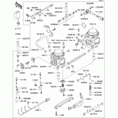 Схема вузла: Карбюратор(1/2) для Kawasaki EJ650 W650