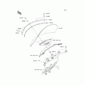 Схема вузла: Windshield для Kawasaki VN1700 Vulcan 1700 Voyager ABS