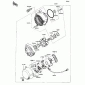 Схема узла: Генератор для Kawasaki ZX1100 Ninja ZX-11