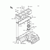 Схема узла: Цилиндр & Поршень для Kawasaki ZR1200 ZRX1200S